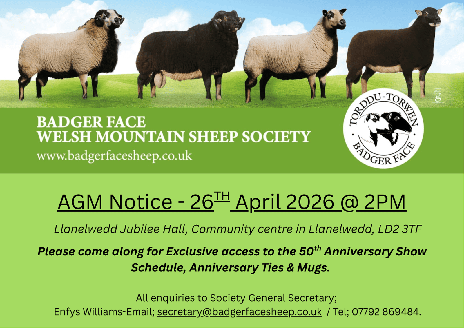 AGM 26th April 2026